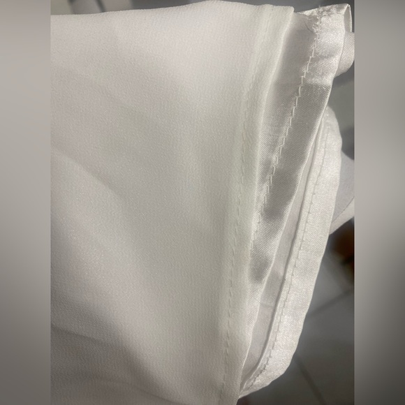 Lulu’s Our Love Song White Ruffled Wide-Leg Jumpsuit - Picture 5 of 7